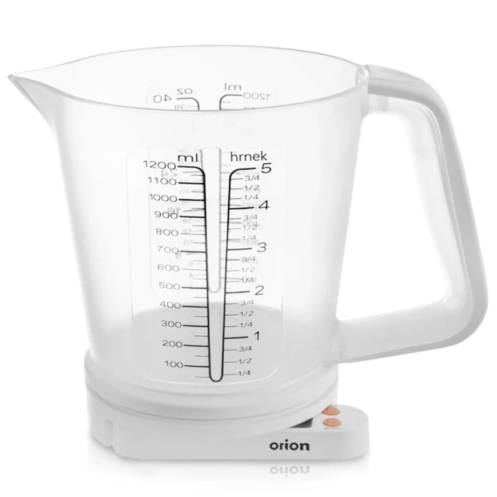 Waga kuchenna z miarką 5 kg, 1,2 l