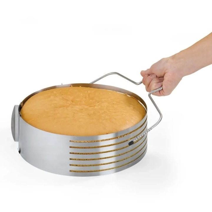 Nóż strunowy do ciasta, biszkoptu stalowy 33 cm