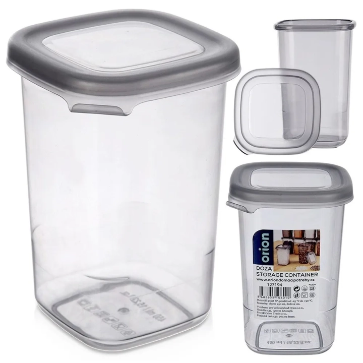 Pojemnik na produkty sypkie z pokrywką 450 ml