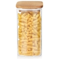 Pojemnik na produkty sypkie szklany z pokrywką i uszczelką 1,5 l