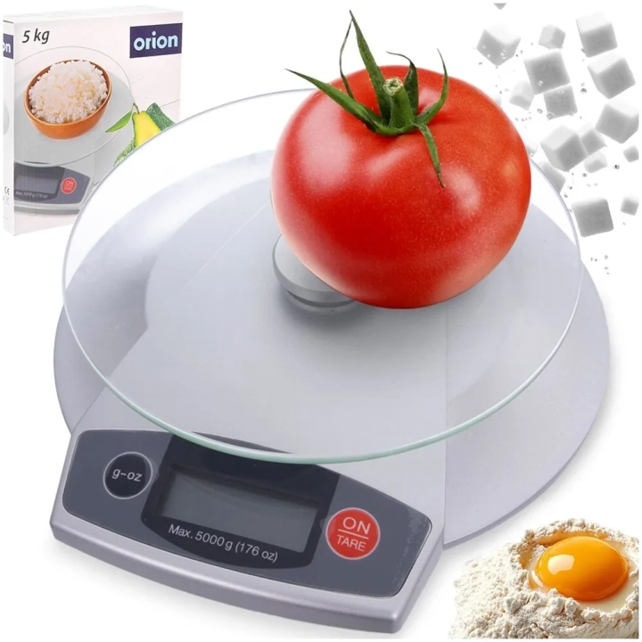 Waga kuchenna szklana elektroniczna 5 kg