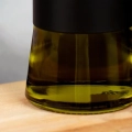 Butelki na oliwę i ocet szklane czarne 300 ml 2 szt.