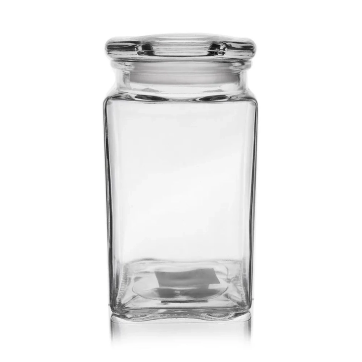 Pojemnik na żywność szklany kwadratowy 1,4 l