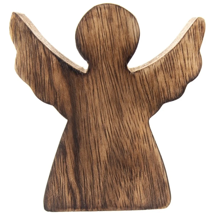 Figurka drewniana świąteczna anioł MANGO 15 cm