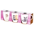 Kubki ceramiczne koty 220 ml 3 szt.