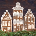 Wykrawacz do ciastek stalowy domek 14 cm