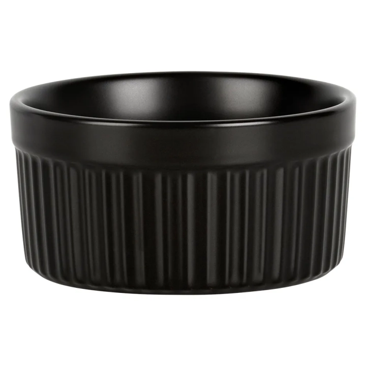 Miseczki do zapiekania porcelanowe czarne 260 ml 2 szt.