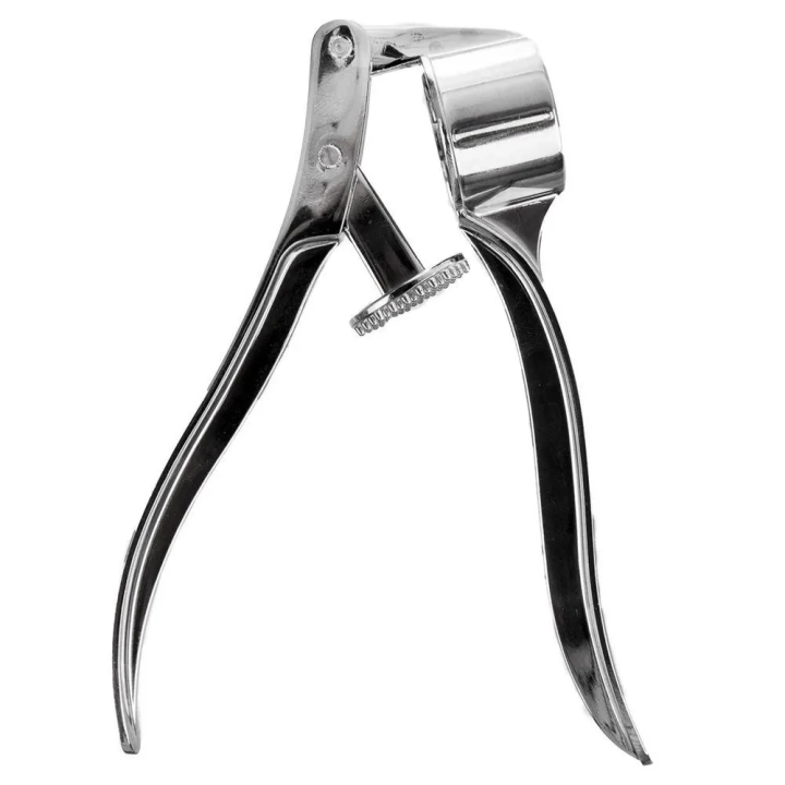 Wyciskacz do czosnku metalowy LUXY 15 cm
