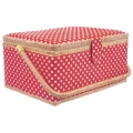 Niciarka czerwona w grochy 24x18x12 cm