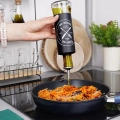 Butelki na oliwę i ocet szklane czarne 300 ml 2 szt.