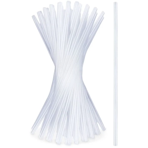 Słomki do napojów przezroczyste 22 cm 50 szt.