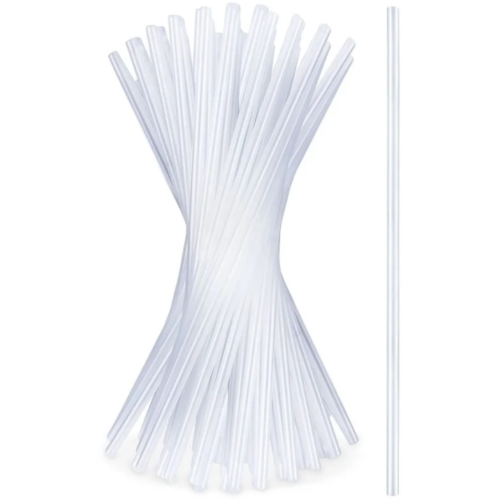 Słomki do napojów przezroczyste 22 cm 50 szt.