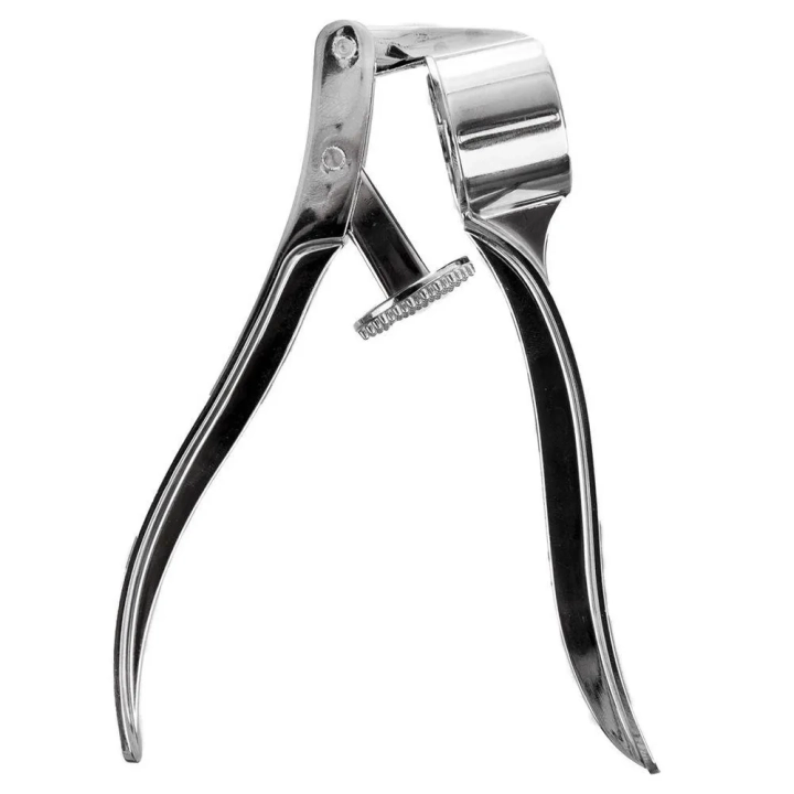 Wyciskacz do czosnku metalowy LUXY 15 cm