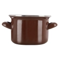 Garnek emaliowany BROWN 14 cm, 950 ml