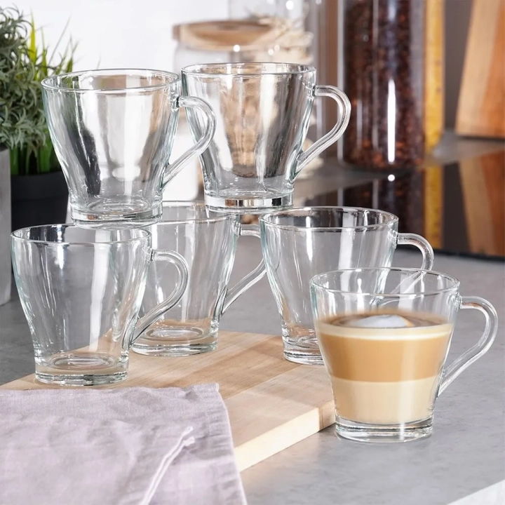 Szklanki do kawy i herbaty 250 ml 6 szt.
