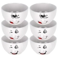 Miseczki ceramiczne buźki 13,5 cm, 550 ml 6 szt.