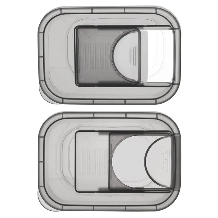 Pojemnik na produkty sypkie z dozownikiem GREY 1,9 l