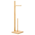 Stojak na papier toaletowy drewniany 70 cm
