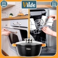 Garnek granitowy ze szklaną pokrywką TERRUNA AROMA 28 cm, 5,8 l