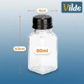 Solniczka i pieprzniczka szklana 80 ml 2 szt.