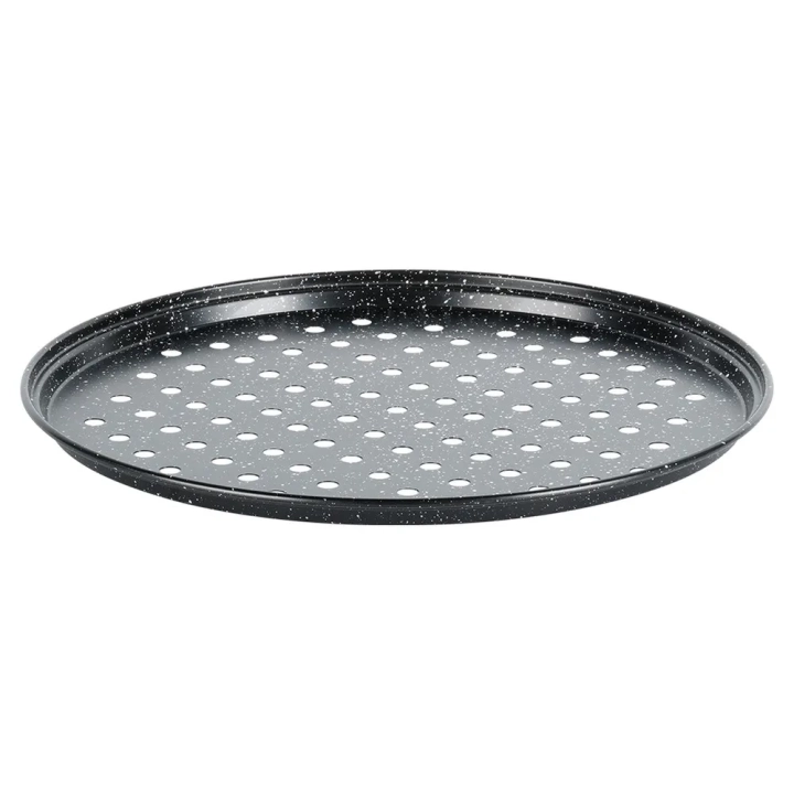 Forma do pizzy granitowa perforowana 28 cm
