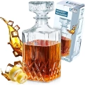 Karafka do whisky szklana 900 ml