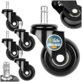 Kółka do fotela IKEA kauczukowe 5 cm / 10 mm 5 szt.