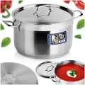 Garnek stalowy z pokrywką ANETT 26 cm, 8,2 l
