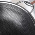 Patelnia wok stalowa nieprzywierająca COOKCELL 28 cm