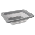 Cedzak kuchenny silikonowy składany KEMP 39x26,5 cm