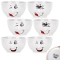 Miseczki ceramiczne buźki 13,5 cm, 550 ml 6 szt.