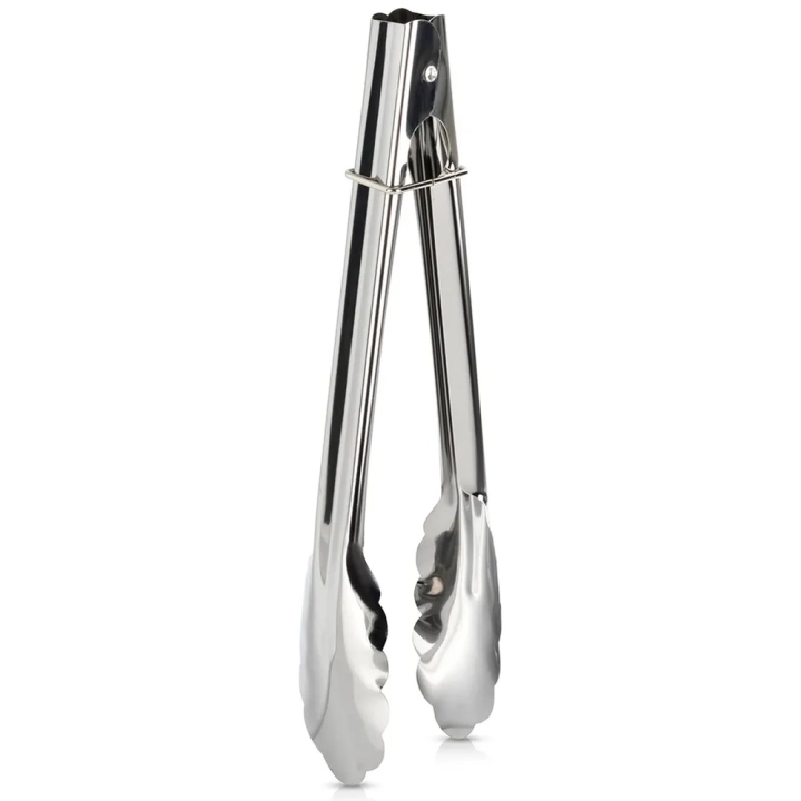 Szczypce kuchenne stalowe 24 cm