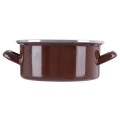 Garnek emaliowany BROWN 20,5 cm, 2,2 l