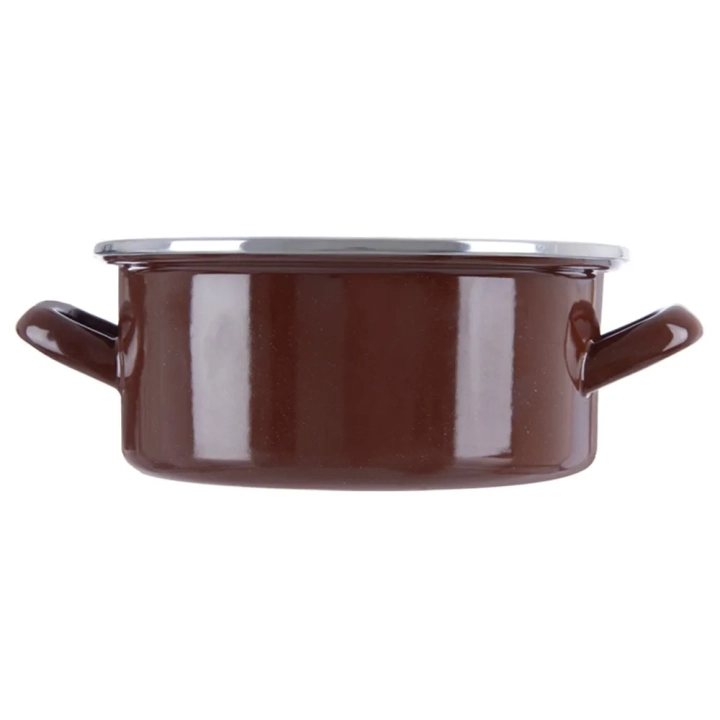 Garnek emaliowany BROWN 20,5 cm, 2,2 l