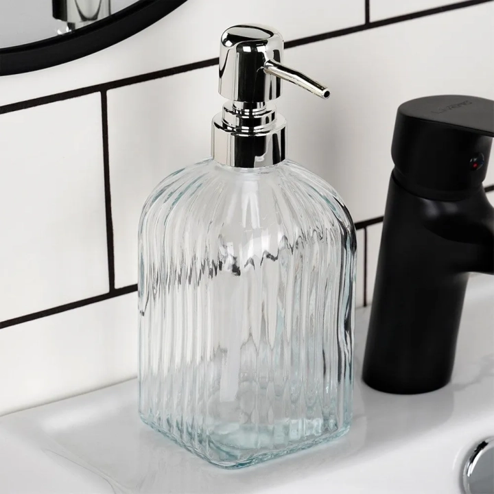 Dozownik do mydła szklany 550 ml