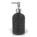 Dozownik do mydła szklany szary 450 ml