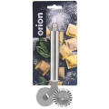 Radełko do ciasta, makaronu stalowe podwójne 4 cm