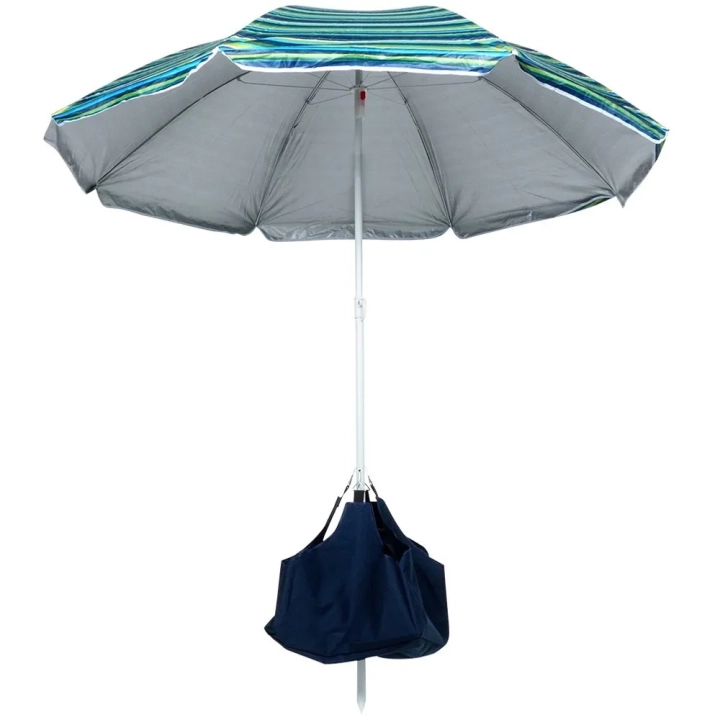 Parasol plażowy z podstawą 147 cm