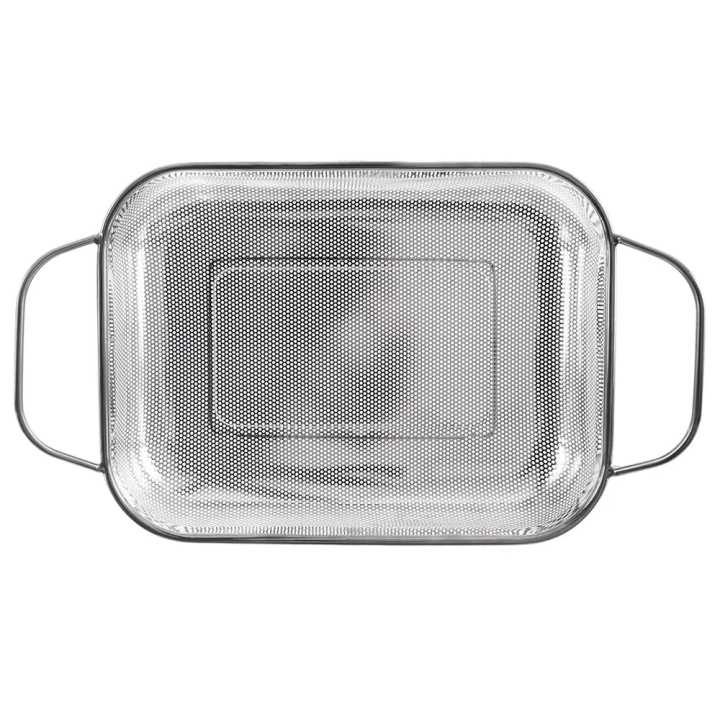 Cedzak kuchenny stalowy ANETT 43x25x9 cm