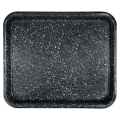 Brytfanna granitowa prostokątna GRANDE 4 l, 39,5x33,5x4,5 cm