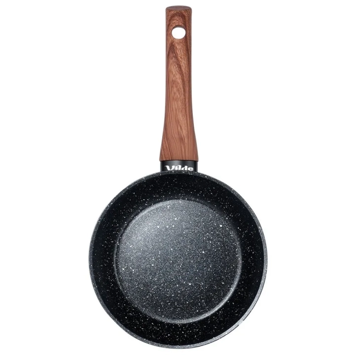 Patelnia granitowa BLACK&WOOD 16 cm
