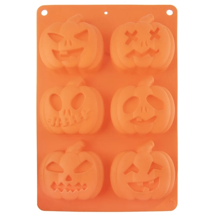 Forma do ciastek muffinek silikonowa Halloween 25x18x3 cm