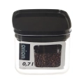 Pojemnik na produkty sypkie z pokrywką i uszczelką kwadratowy 700 ml