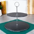 Patera kamienna 2-piętrowa 23 cm
