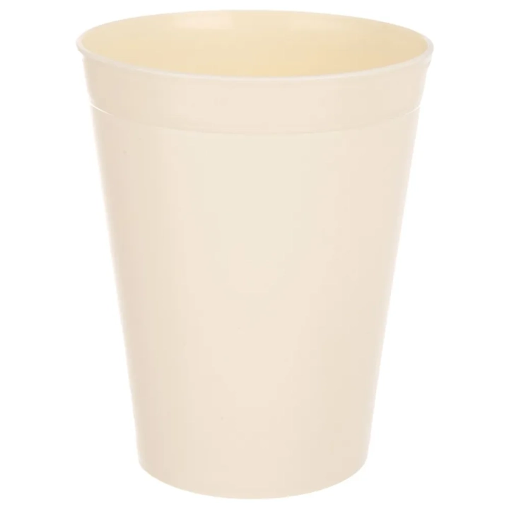 Kubki plastikowe kremowe SANDY 300 ml 6 szt.