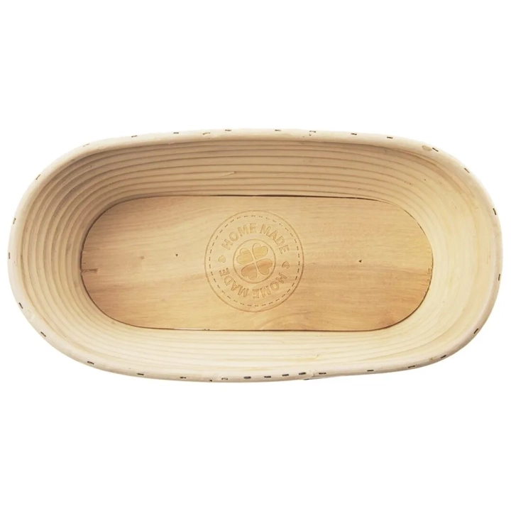 Koszyk do wyrastania ciasta na chleb rattanowy HOME MADE 1,5 kg / 32x15x9 cm