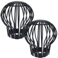 Filtr do rynny plastikowy czarny 2 szt.