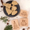 Foremka do ciastek drewniana dzwoneczki 10x10 cm