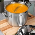 Garnek stalowy z pokrywką ANETT 18 cm, 3,5 l