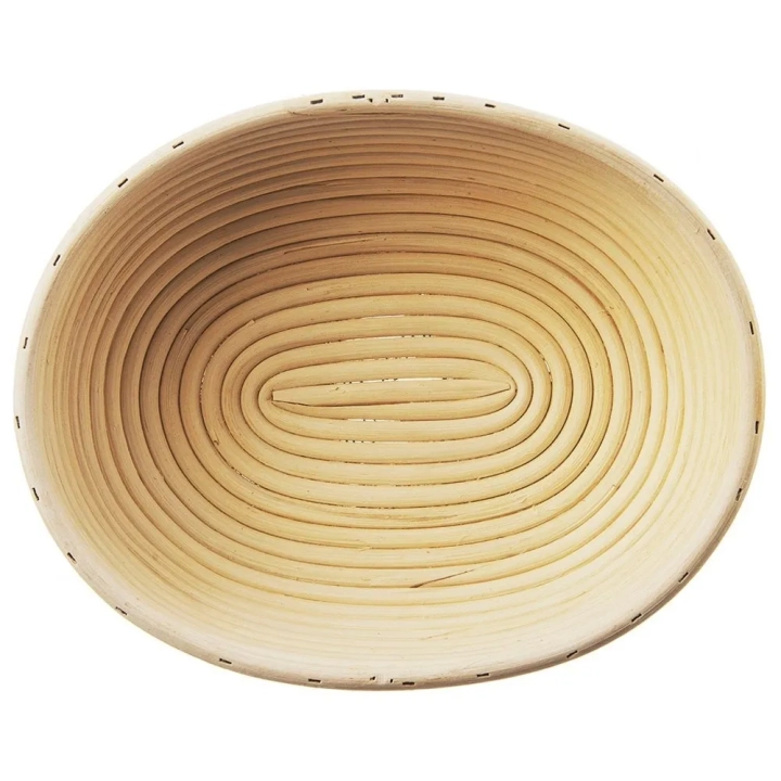 Koszyk do wyrastania ciasta na chleb rattanowy 1,5 kg / 28x22x9 cm